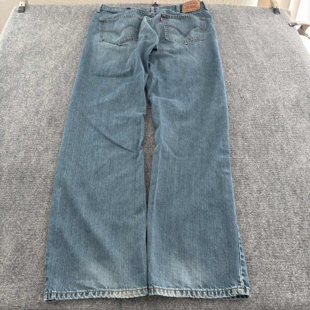 Y2K 2000s Levis 559 Jeans Mens 38x34 Blue Relaxed Straight Denim Medium Wash